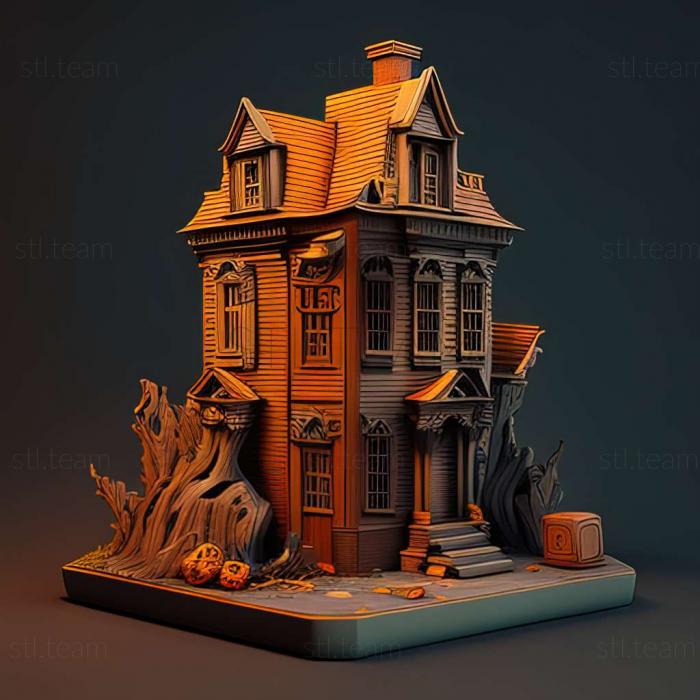 3D model House Flipper City game (STL)